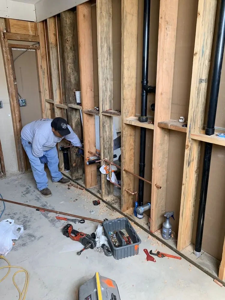 Commercial rough-in plumbing for Water Heater Replacement in Carnes Creek